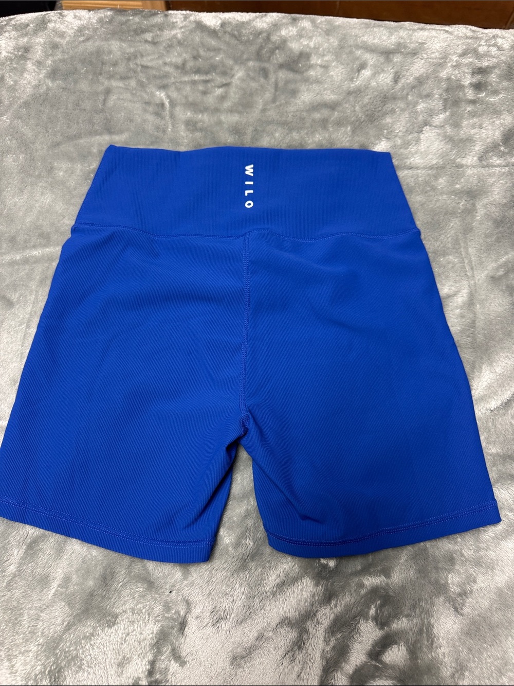 WILO High-Rise Bike Shorts — Bright Blue